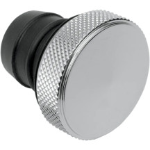 Custom Oil Tank Plug — Chrome, billet aluminum, peaked