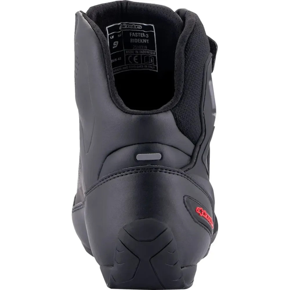 Zapatillas Faster-3 Rideknit® — EU 43, US 10, Negro/Rojo