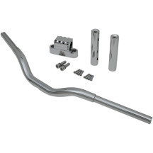 Manillar Kage Fighter-T — elevación 25,5 cm, ancho 77,5 cm, Ø 32 mm, Cromo