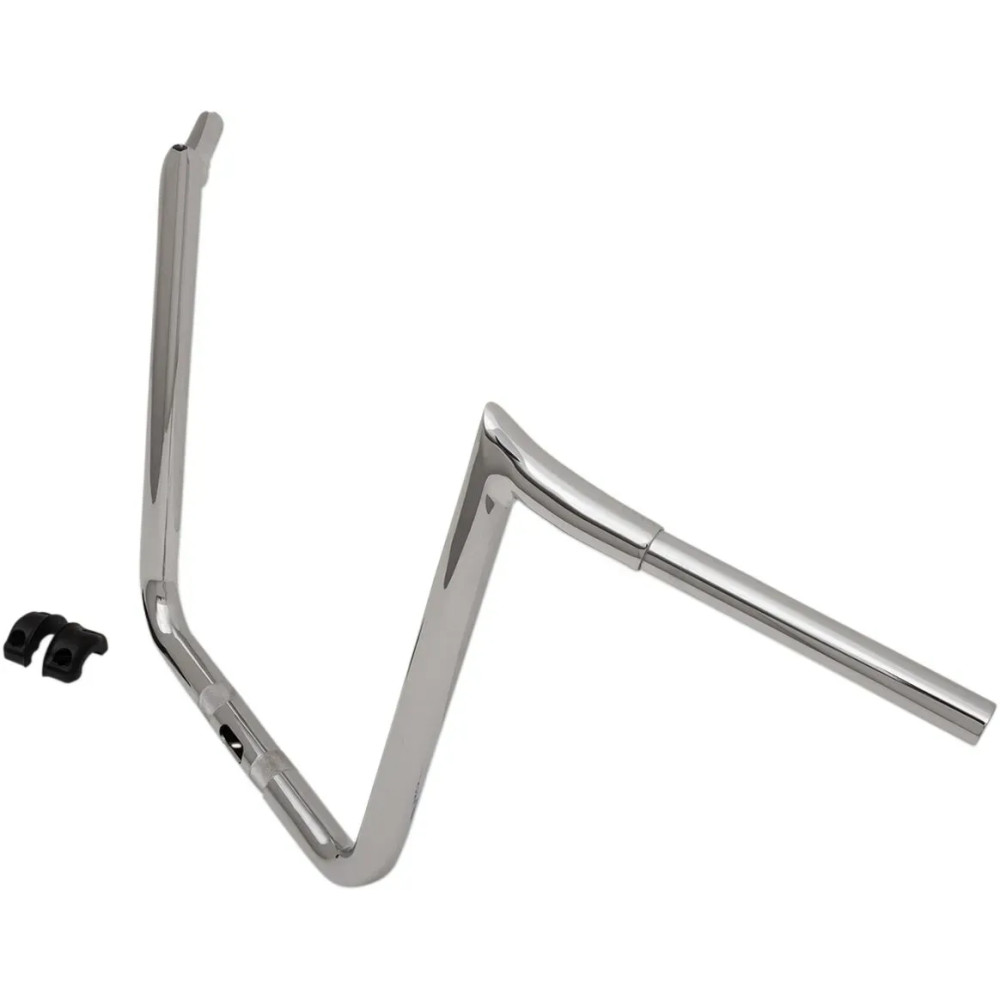Manillar Prime Ape Hefty 1-1/4" — diámetro de sujeción 1-1/4", subida 16", ancho 35-1/2", cromo