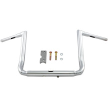 1-1/2" Grande Twin Peaks Touring Handlebar — 38 mm (1-1/2") clamp, 14" rise, Chrome