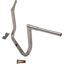 1-1/2" Grande Twin Peaks Touring Handlebar — 38 mm (1-1/2") clamp, 14" rise, Chrome