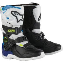 Kids Tech 3S Boots — US 12, Over-Calf, Black