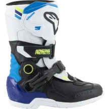 Kids Tech 3S Boots — US 12, Over-Calf, Black
