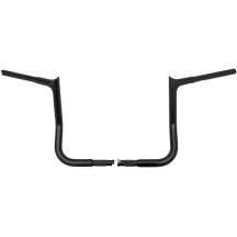 1-1/4" EZ Install Pointed Top Handlebar Kit — 1-1/4" diameter, 14" rise, Black