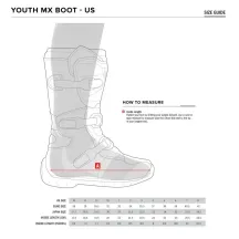 Kids Tech 3S Boots — EU 28, Over-calf, Orange