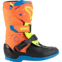 Kids Tech 3S Boots — EU 28, Over-calf, Orange