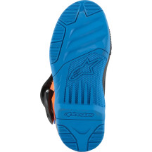 Kids Tech 3S Boots — EU 29, Over‑calf, Orange/Blue/Fluorescent Yellow
