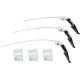 Kit de Correas para Botas Radial — Compatible con Radial, Blanco