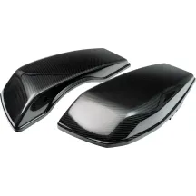 Saddlebag Lids — Black, Bolt-on, Pair
