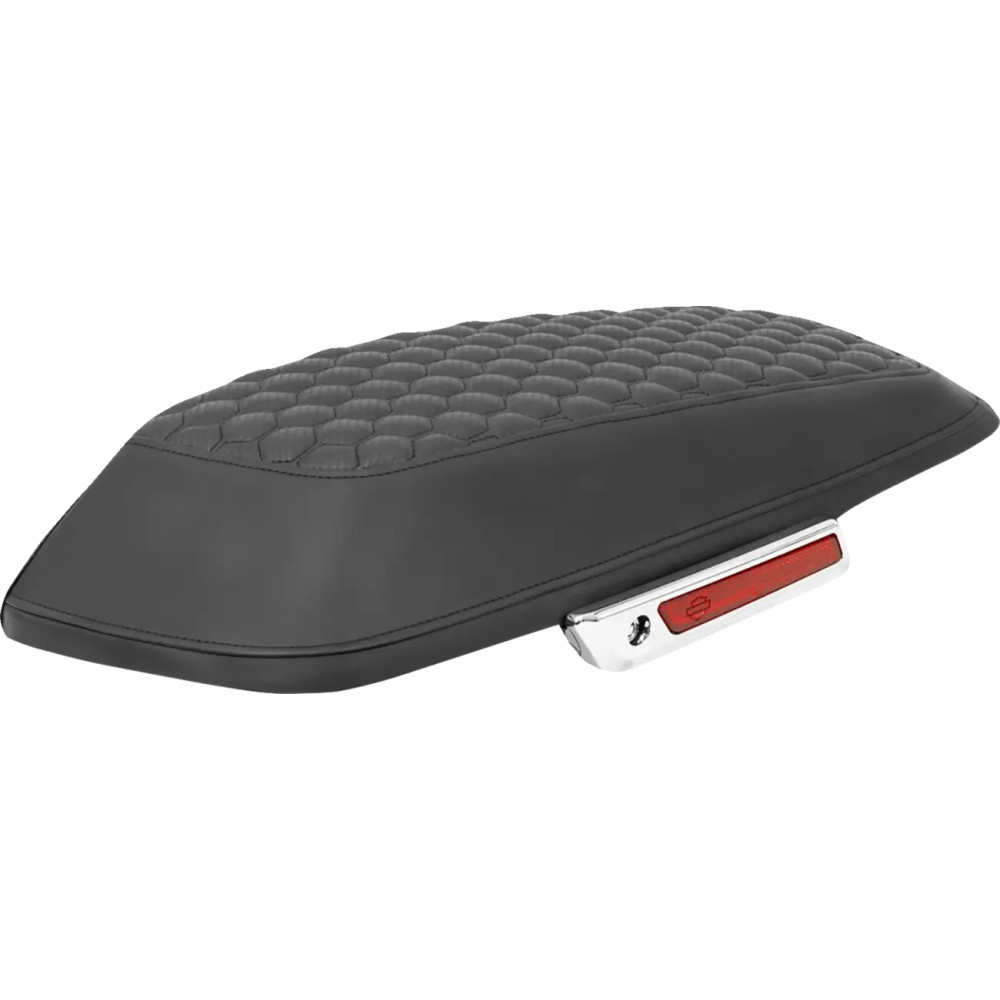 Cubiertas para tapas de alforjas — 66 cm × 28 cm × 3″, montaje izquierdo y derecho, negro