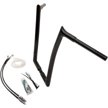 Kit de manillar puntiagudo EZ Install de 1-1/4" — 1-1/4" de diámetro, 16" de alza, 35" de ancho