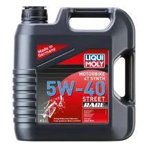 4T 5W-40 Street Race Engine Oil — 4 L, Motorbike