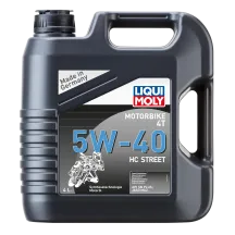 4T 5W-40 HC Street Engine Oil — 4 L, 5W-40, JASO MA2
