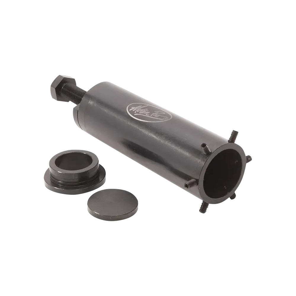 Extractor de rodamientos del vástago de dirección — Compatible con modelos touring Harley-Davidson® '14 en adelante, Negro