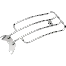 6" Solo Luggage Rack — 6" (15 cm) wide, 11" (28 cm) long, chrome