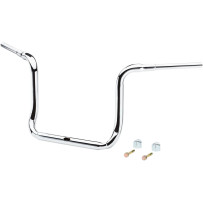 1-1/2" Grande Traditional Ape Hanger Handlebar — 1-1/2" diameter, 1" clamp, 14" rise, chrome