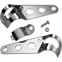 Soportes laterales de faro — cromo