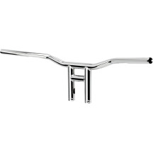 1" T-Bar — 8" rise, 30" width, Chrome