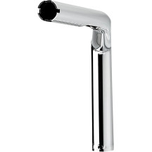 1" T-Bar — 8" rise, 30" width, Chrome