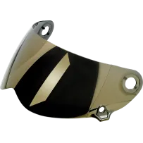 Lane Splitter Helmet Gen 2 Shield — One Size, Fits Lane Splitter, Gold mirror