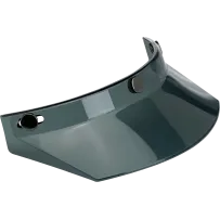 Visera para casco de moto de 3 broches — Talla única, ahumado