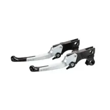 Lever Kit, Adjustable, Pair, Good Guys — Front mount, Clutch & Brake, Silver