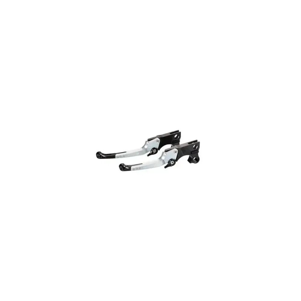 Lever Kit, Adjustable, Pair, Good Guys — Front mount, Clutch & Brake, Silver