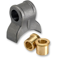 Gen 3 Seat Hinge Bung — fits 1.5" OD backbone tubes, Silver