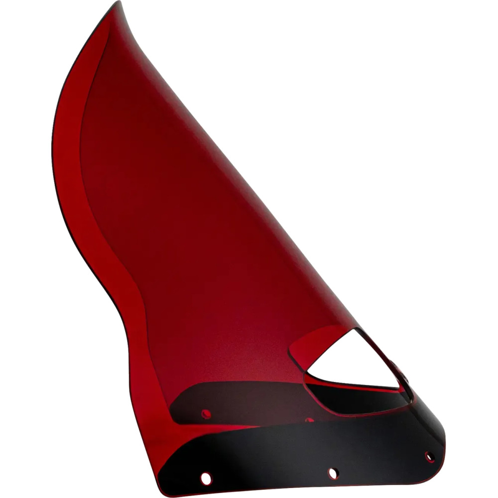 Kolor Flare® Windshield for Road Warrior Fairing — 38 cm (15 in), Red