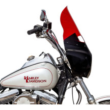 Kolor Flare® Windshield for Road Warrior Fairing — 38 cm (15 in), Red