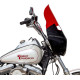 Kolor Flare® Windshield for Road Warrior Fairing — 38 cm (15 in), Red