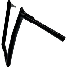 1-1/2" EZ Install Pointed Top Handlebar — 38 mm (1-1/2"), 32 mm (1-1/4") clamp, Black