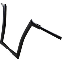 1-1/2" EZ Install Pointed Top Handlebar — 38 mm (1-1/2"), 32 mm (1-1/4") clamp, Black