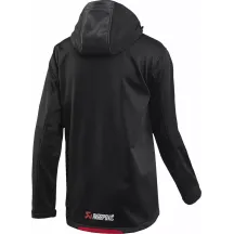 Corpo Soft Shell Jacket — L, Black with red highlights, 26-1/2 in sleeve