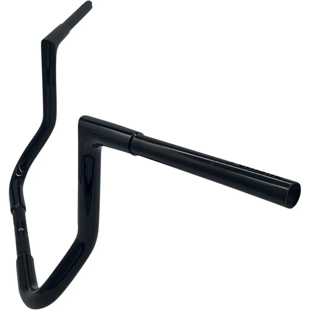 1-1/4" EZ Install Flat Top Handlebar — 1-1/4" dia, 36" width, 1" clamp, 12" rise, Black
