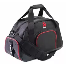 Ogio Akra Duffel Bag — 30 cm × 60 cm × 63 cm, 55 L (3,356 cu in), Black, Red