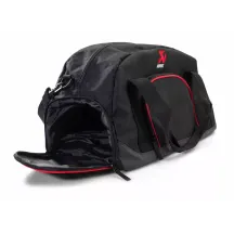Ogio Akra Duffel Bag — 30 cm × 60 cm × 63 cm, 55 L (3,356 cu in), Black, Red