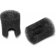 Footpeg Foam — 70 mm OD, 30 mm ID, 80 mm width, Black