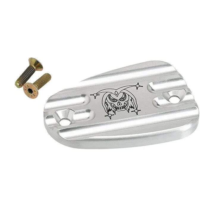 Cubierta del cilindro maestro delantero — plateado anodizado, aluminio
