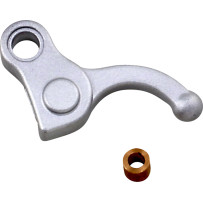 Palanca Hot Start — estilo Magura, plata pulida