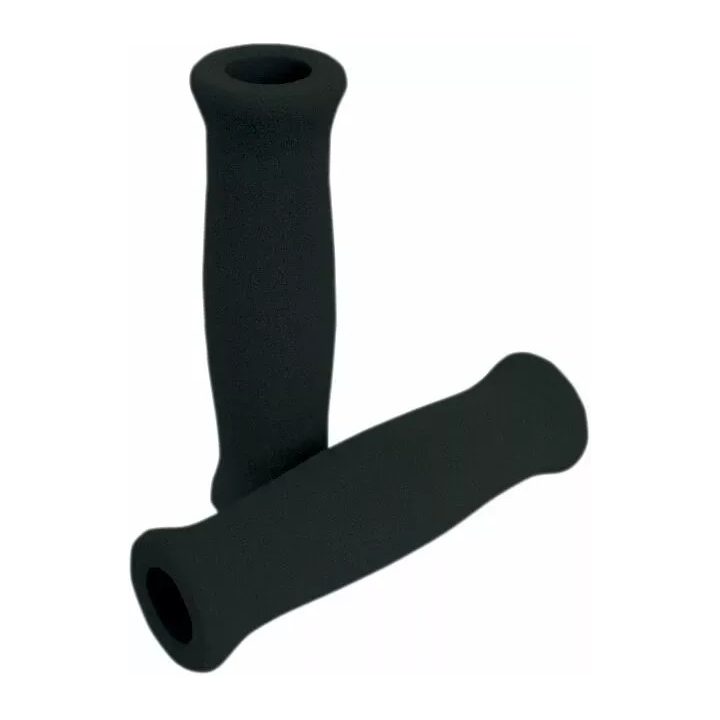 Puños de espuma Baja — manillares 22 mm (7/8"), extremos cerrados, negro