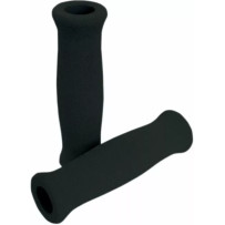 Puños de espuma Baja — manillares 22 mm (7/8"), extremos cerrados, negro