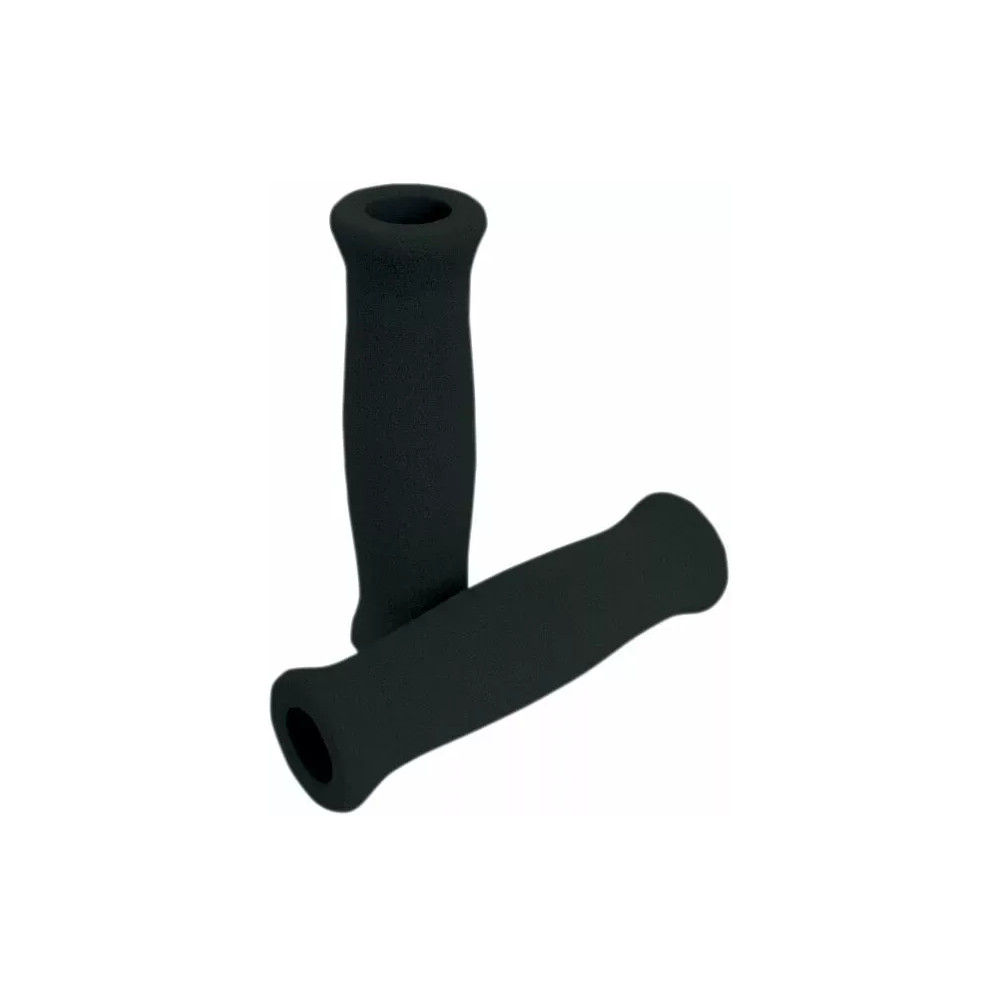 Puños de espuma Baja — manillares 22 mm (7/8"), extremos cerrados, negro