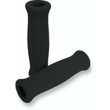 Puños de espuma Baja — manillares 22 mm (7/8"), extremos cerrados, negro