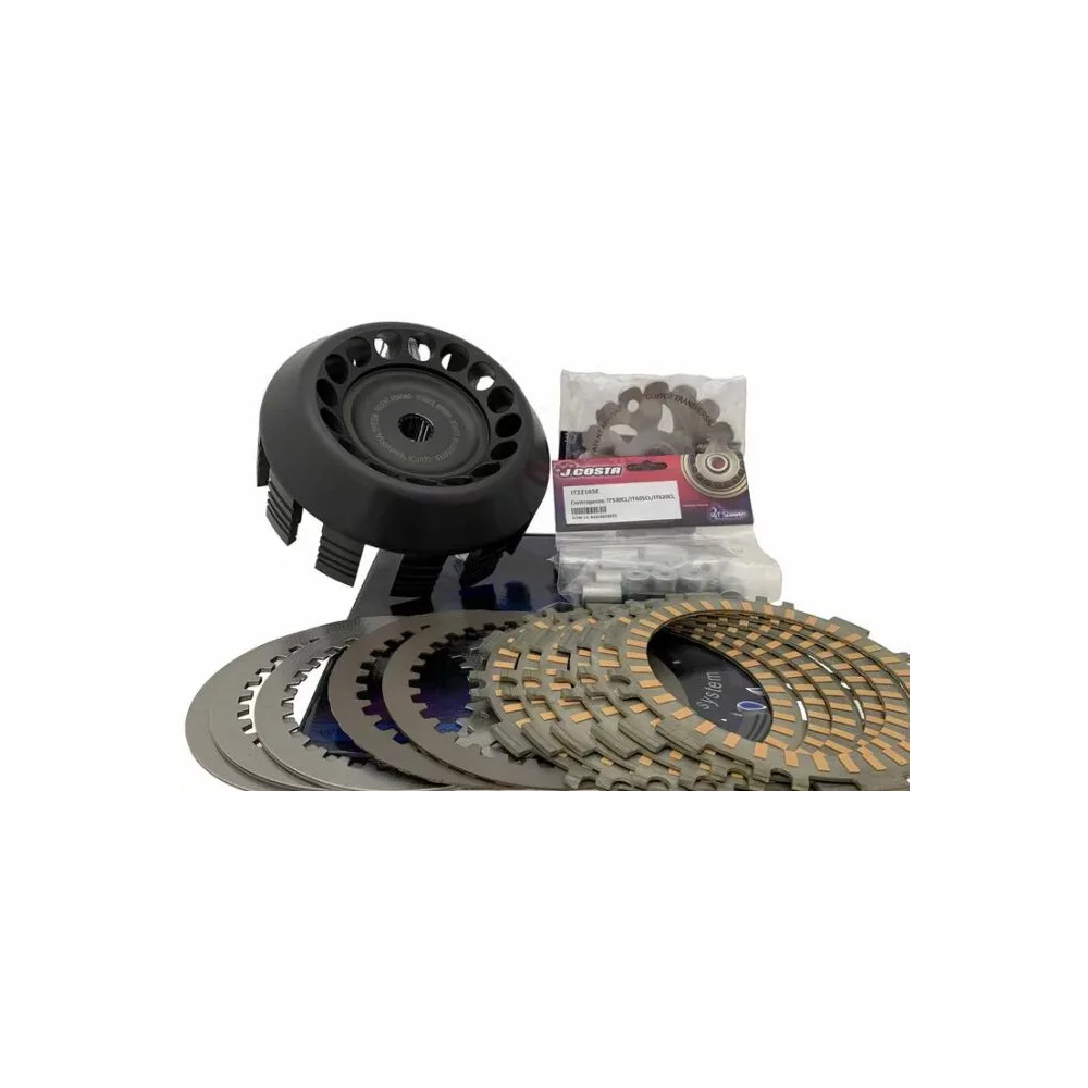 Tranversal Clutch — Aluminum, Black