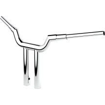 Valley T-Bar — 38 mm (1-1/2") de diámetro, 30,5 cm (12") de altura, acabado cromado