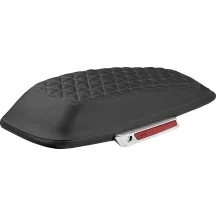 Cubiertas para tapas de alforjas Tri-Gripper — Longitud 66 cm, Ancho 28 cm, Altura 76.2 mm, Negro
