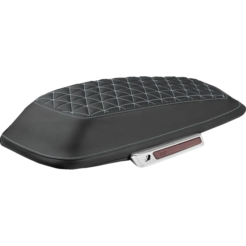 Cubiertas para tapas de alforjas Tri-Gripper — Negro, Plateado, 66 cm × 28 cm × 76.2 mm, Par