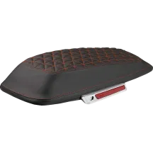 Cubiertas para tapas de alforjas Tri-Gripper — 3" Alto, 26" Largo, 11" Ancho, Negro/Naranja